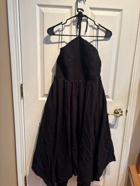 Old Navy Black Halter Dress
